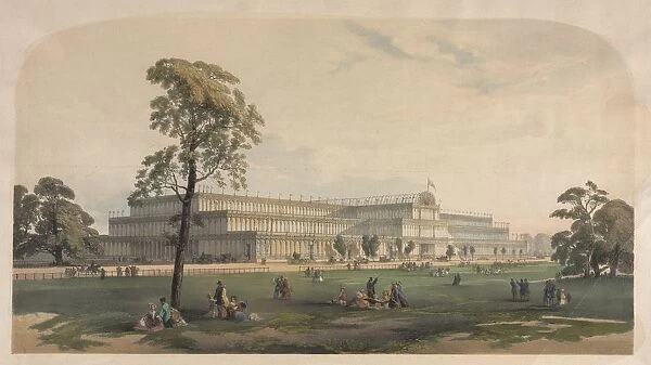 The Crystal Palace, c. 1850. Creator: Joseph Nash (British, 1808-1878), possibly by
