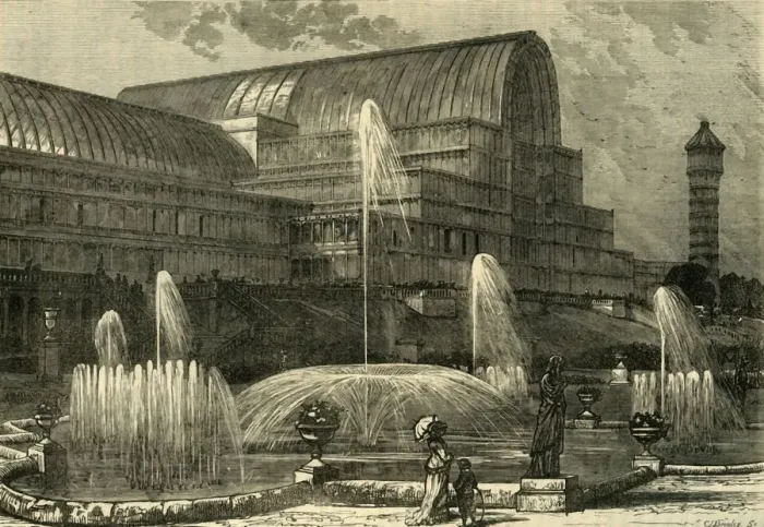 Framed Print : The Crystal Palace, from the South, (c1878). Creator: Unknown Framed Print : The Crystal Palace, from the South, (c1878). Creator: Unknown