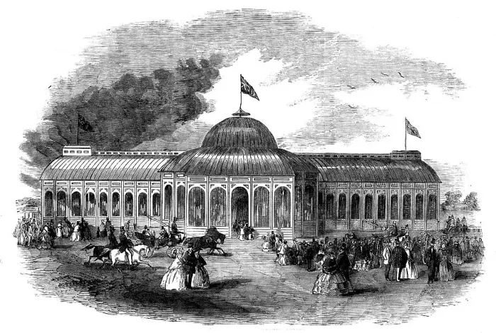 Framed Print : The Crystal Palace at Toronto, Canada, 1858. Creator: Unknown Framed Print : The Crystal Palace at Toronto, Canada, 1858. Creator: Unknown