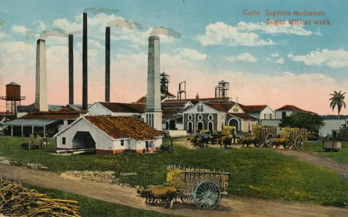 Framed Print : Cuba: Ingenio moliendo. Sugar Mill at work, c1900 Framed Print : Cuba: Ingenio moliendo. Sugar Mill at work, c1900