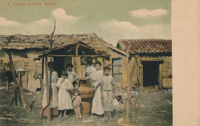 Framed Print : A Cuban country family, 1908 Framed Print : A Cuban country family, 1908