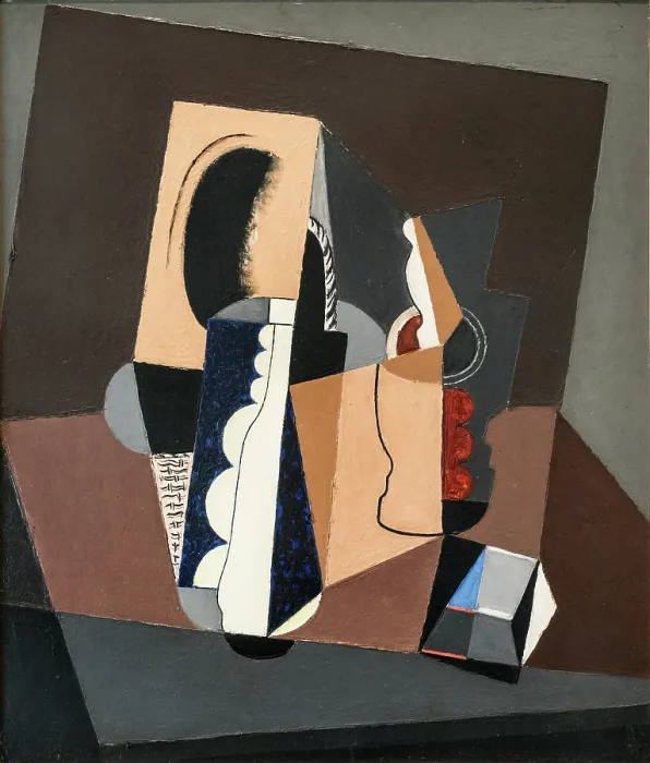Framed Print : Cubist composition, 1917. Creator: Blanchard, Maria (1881-1932) Framed Print : Cubist composition, 1917. Creator: Blanchard, Maria (1881-1932)