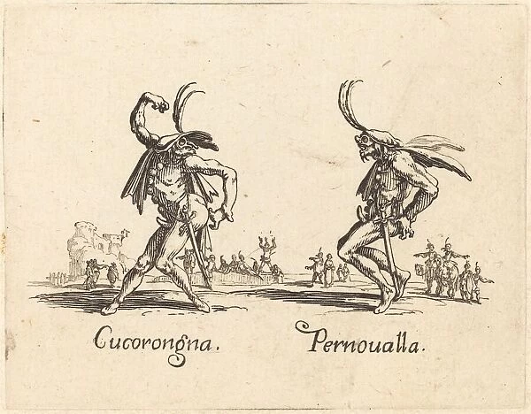 Cucorongna and Pernoualla, c. 1622. Creator: Jacques Callot