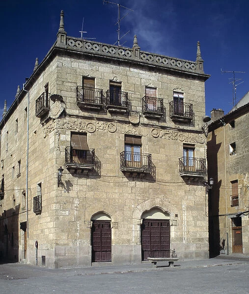 Cuetos house in the main square of Ciudad Rodrigo (Salamanca), 16th century, Plateresque style