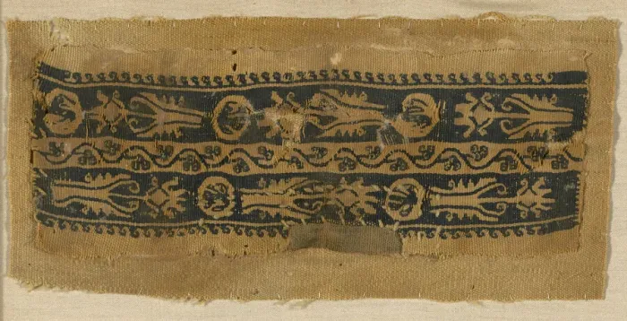 Framed Print : Cuff Band, Egypt, Roman period (30 B. C. - 641 A. D. ), 5th / 6th century. Creator: Unknown Framed Print : Cuff Band, Egypt, Roman period (30 B. C. - 641 A. D. ), 5th / 6th century. Creator: Unknown