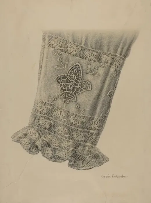Framed Print : Cuff Lace, c. 1937. Creator: Erwin Schwabe Framed Print : Cuff Lace, c. 1937. Creator: Erwin Schwabe