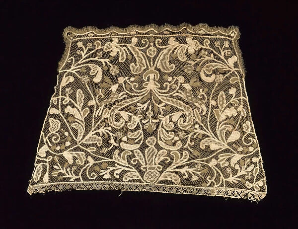 Cuffs, probably European, 1700-1710. Creator: Unknown