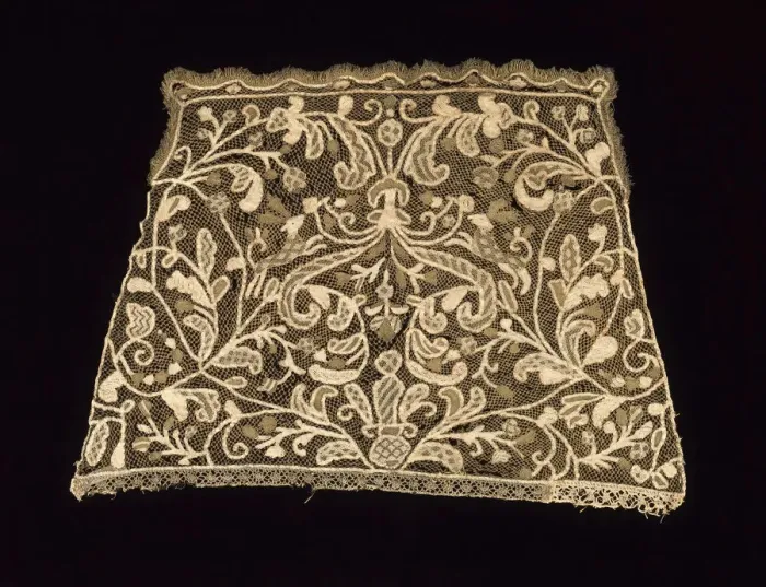 Framed Print : Cuffs, probably European, 1700-1710. Creator: Unknown Framed Print : Cuffs, probably European, 1700-1710. Creator: Unknown