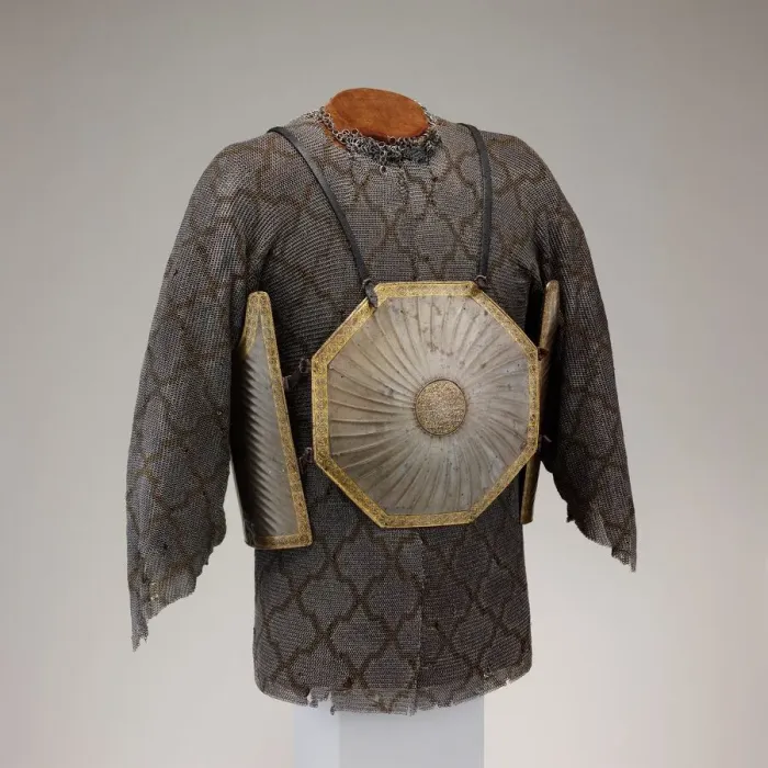 Framed Print : Cuirass (Char-aina), Persian, Safavid, 17th-early 18th century. Creator: Unknown Framed Print : Cuirass (Char-aina), Persian, Safavid, 17th-early 18th century. Creator: Unknown