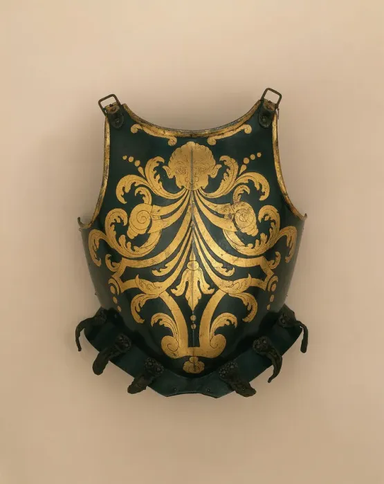 Framed Print : Cuirass and Pauldrons for a Papal Swiss Guard, Brescia, 1590; decoration 1623 / 44 Framed Print : Cuirass and Pauldrons for a Papal Swiss Guard, Brescia, 1590; decoration 1623 / 44