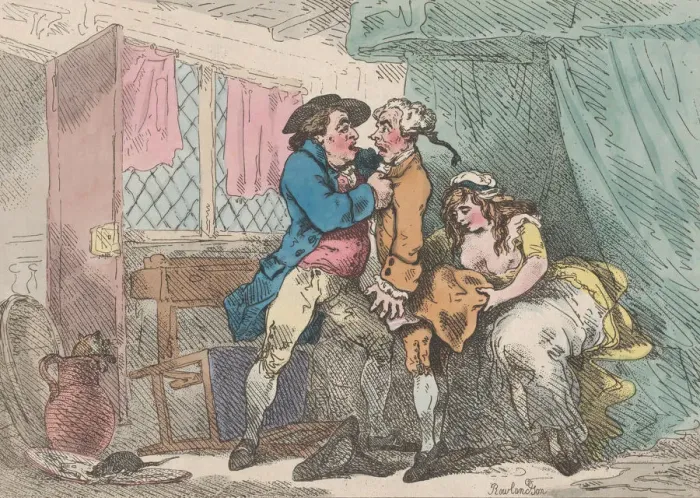 Framed Print : A Cully Pillag d, July 1, 1802. July 1, 1802. Creator: Thomas Rowlandson Framed Print : A Cully Pillag d, July 1, 1802. July 1, 1802. Creator: Thomas Rowlandson