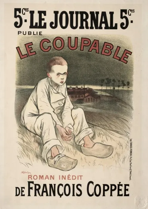 Framed Print : The Culprit, 1896. Creator: Theophile Alexandre Steinlen (Swiss, 1859-1923) Framed Print : The Culprit, 1896. Creator: Theophile Alexandre Steinlen (Swiss, 1859-1923)