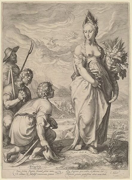 The Cult of Ceres, 1596. Creator: Jan Saenredam
