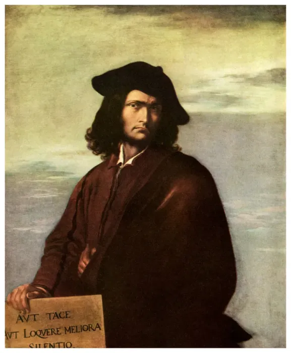 Framed Print : Cult of the individual: Salvator Rosa, Italian Baroque artist, 1640 (1956) Framed Print : Cult of the individual: Salvator Rosa, Italian Baroque artist, 1640 (1956)