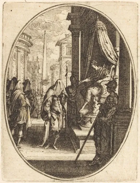 Framed Print : The Cult of Men, probably 1627. Creator: Jacques Callot Framed Print : The Cult of Men, probably 1627. Creator: Jacques Callot