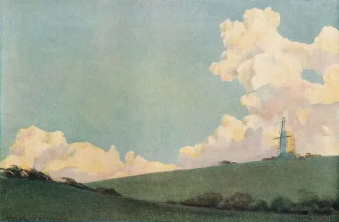 Framed Print : The Cumulus Cloud, c1888-1925, (1925). Artist: Victor Wyatt Burnand Framed Print : The Cumulus Cloud, c1888-1925, (1925). Artist: Victor Wyatt Burnand
