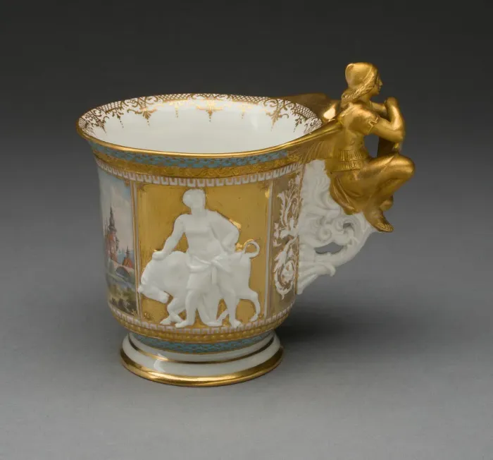 Framed Print : Cup, Berlin, 1850 / 70. Creator: Konigliche Porzellan-Manufaktur Framed Print : Cup, Berlin, 1850 / 70. Creator: Konigliche Porzellan-Manufaktur