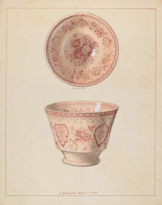 Framed Print : Cup, c. 1936. Creator: J. Howard Iams Framed Print : Cup, c. 1936. Creator: J. Howard Iams