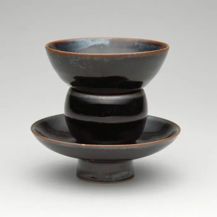 Framed Print : Cup and Cupstand, Northern Song dynasty (960-1127), 11th century. Creator: Unknown Framed Print : Cup and Cupstand, Northern Song dynasty (960-1127), 11th century. Creator: Unknown