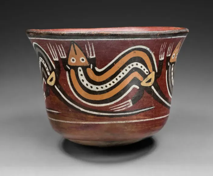Framed Print : Cup Depicting Abstract Lizards, 180 B. C. / A. D. 500. Creator: Unknown Framed Print : Cup Depicting Abstract Lizards, 180 B. C. / A. D. 500. Creator: Unknown