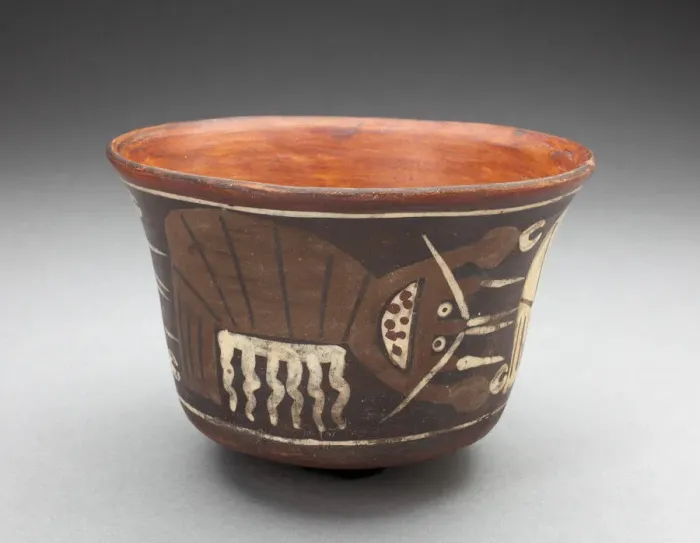 Framed Print : Cup Depicting Lobster or Crawfish, 180 B. C. / A. D. 500. Creator: Unknown Framed Print : Cup Depicting Lobster or Crawfish, 180 B. C. / A. D. 500. Creator: Unknown