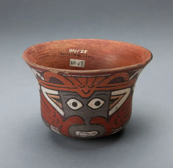 Framed Print : Cup Depicting Masked Ritual Performer, 180 B. C. / A. D. 500. Creator: Unknown Framed Print : Cup Depicting Masked Ritual Performer, 180 B. C. / A. D. 500. Creator: Unknown