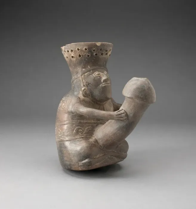 Framed Print : Cup in the Form of a Figure Holding Enlarged Penis, A. D. 1100 / 1470. Creator: Unknown Framed Print : Cup in the Form of a Figure Holding Enlarged Penis, A. D. 1100 / 1470. Creator: Unknown