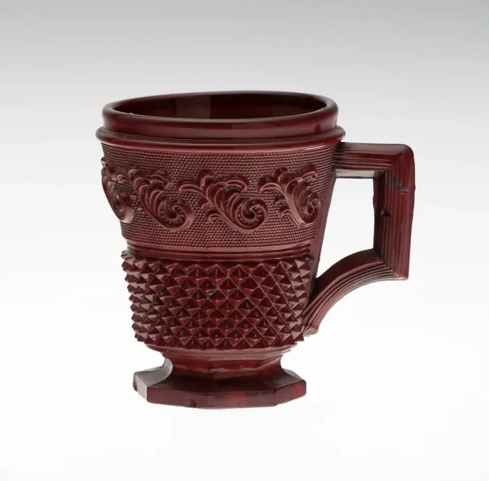 Framed Print : Cup with Handle, England, c. 1850. Creator: Unknown Framed Print : Cup with Handle, England, c. 1850. Creator: Unknown