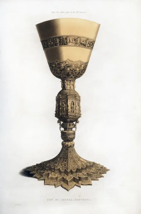 Framed Print : Cup, late 15th century, (1843). Artist: Henry Shaw Framed Print : Cup, late 15th century, (1843). Artist: Henry Shaw