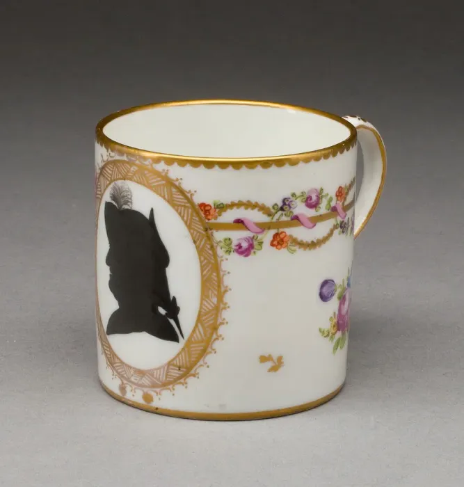 Framed Print : Cup, Nyon, c. 1800. Creator: Nyon Porcelain Factory Framed Print : Cup, Nyon, c. 1800. Creator: Nyon Porcelain Factory