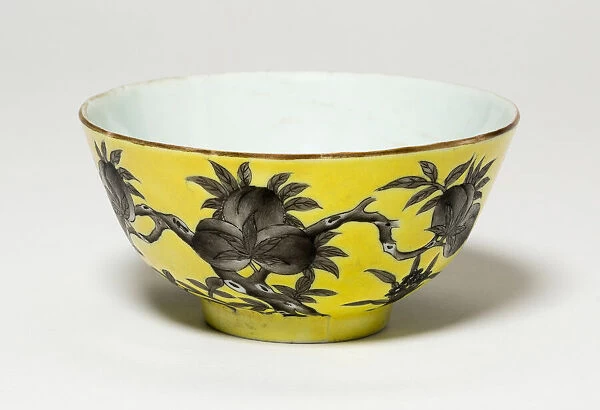 Cup with Peaches, Qing dynasty (1644-1911), Guangxu period (1875-1908), c. 1894
