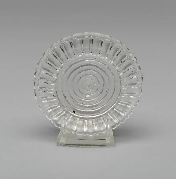 Framed Print : Cup plate, 1840-1850. Creator: Unknown Framed Print : Cup plate, 1840-1850. Creator: Unknown