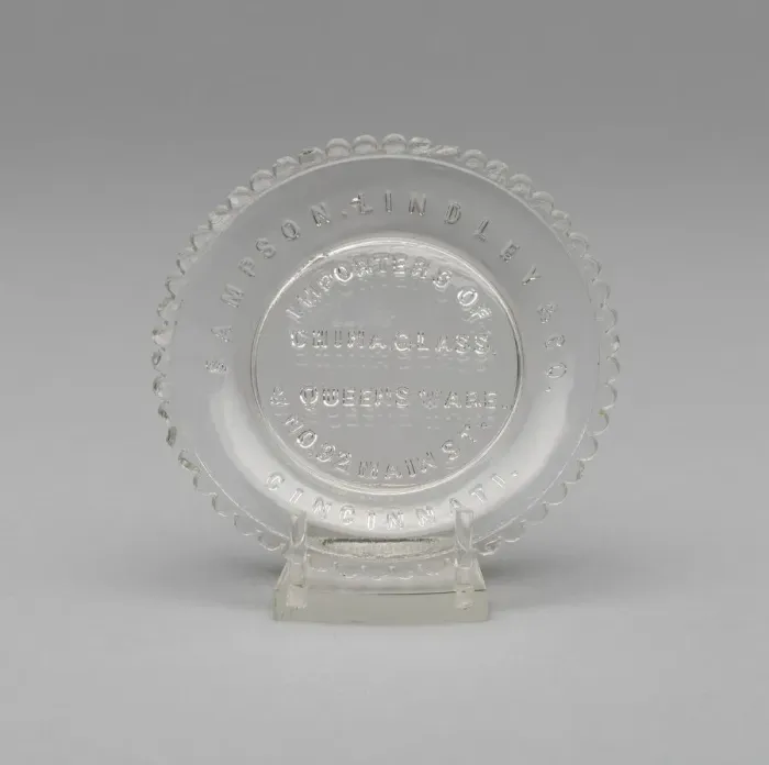 Framed Print : Cup plate, 1848 / 49. Creator: Sampson, Lindley & Co Framed Print : Cup plate, 1848 / 49. Creator: Sampson, Lindley & Co