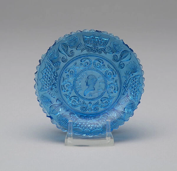 Cup plate, c. 1844. Creator: Unknown