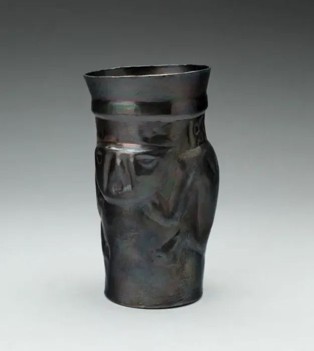 Framed Print : Cup with RepousseFigure, A. D. 1100  /  1470. Creator: Unknown
