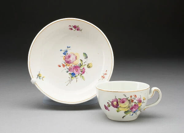 Cup and Saucer, Hague, The, 1778  /  86. Creator: Unknown