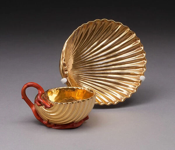 Cup and Saucer, Paris, 1810  /  15. Creator: Pierre-Louis Dagoty
