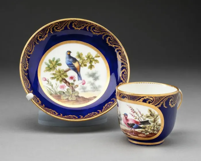 Framed Print : Cup and Saucer, Sevres, 1772. Creators: Sevres Porcelain Manufactory Framed Print : Cup and Saucer, Sevres, 1772. Creators: Sevres Porcelain Manufactory
