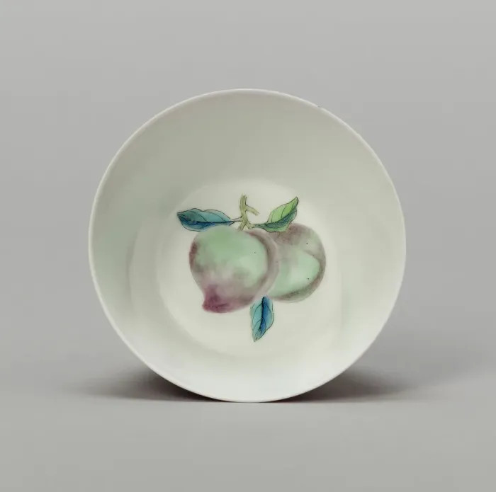 Framed Print : Cup with Stylized Fruit: Peaches, Qing dynasty (1644-1911) Framed Print : Cup with Stylized Fruit: Peaches, Qing dynasty (1644-1911)