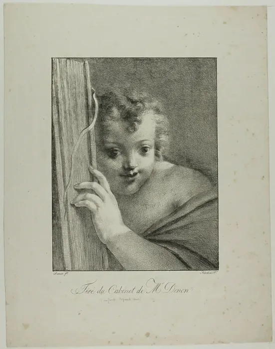 Framed Print : Cupid, 1817. Creator: Vivant Denon Framed Print : Cupid, 1817. Creator: Vivant Denon