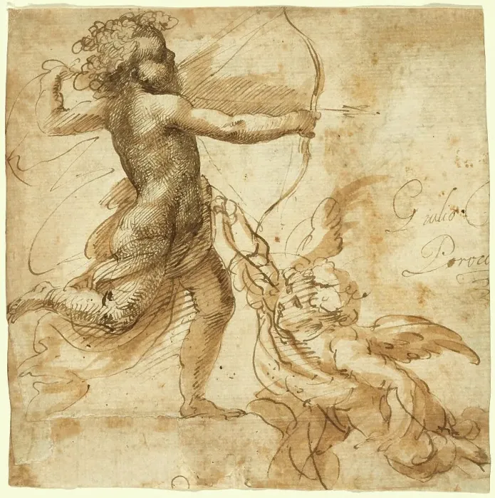 Framed Print : Cupid. Creator: Giulio Cesare Procaccini Framed Print : Cupid. Creator: Giulio Cesare Procaccini