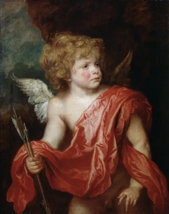 Framed Print : Cupid, early 17th century. Artist: Anthony van Dyck Framed Print : Cupid, early 17th century. Artist: Anthony van Dyck