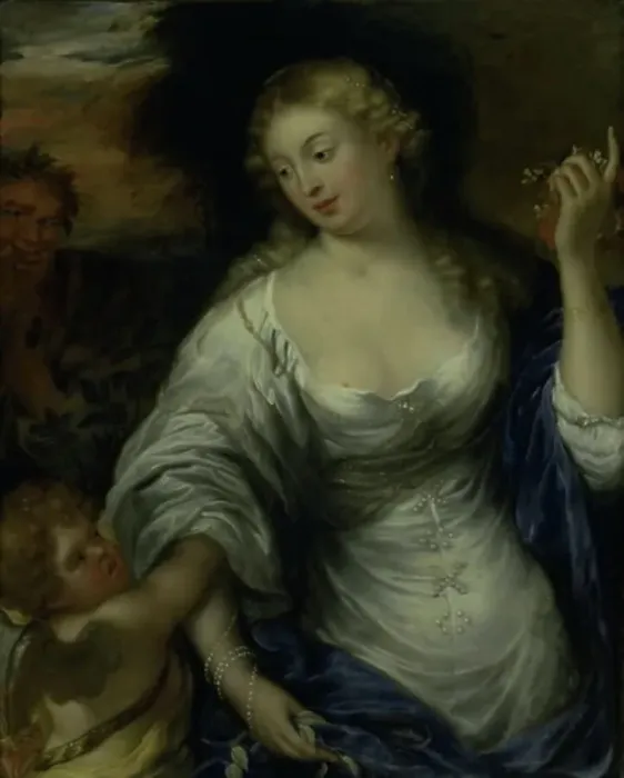 Framed Print : Cupid Tempting Virtue, 1658-1661. Creator: Jurgen Ovens Framed Print : Cupid Tempting Virtue, 1658-1661. Creator: Jurgen Ovens