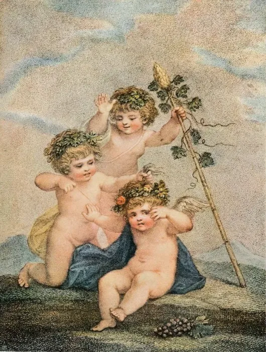 Framed Print : Cupids, c18th century. Artist: Francesco Bartolozzi Framed Print : Cupids, c18th century. Artist: Francesco Bartolozzi