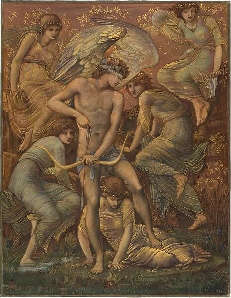 Cupid's Hunting Fields, 1885. Creator: Sir Edward Coley Burne-Jones