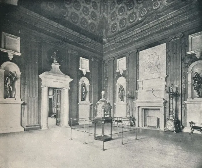 Framed Print : The Cupola or Cube Room at Kensington Palace, c1899, (1901). Artist: Eyre & Spottiswoode Framed Print : The Cupola or Cube Room at Kensington Palace, c1899, (1901). Artist: Eyre & Spottiswoode