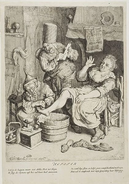 The Cupper (Kopster), 1695. Creator: Cornelis Dusart