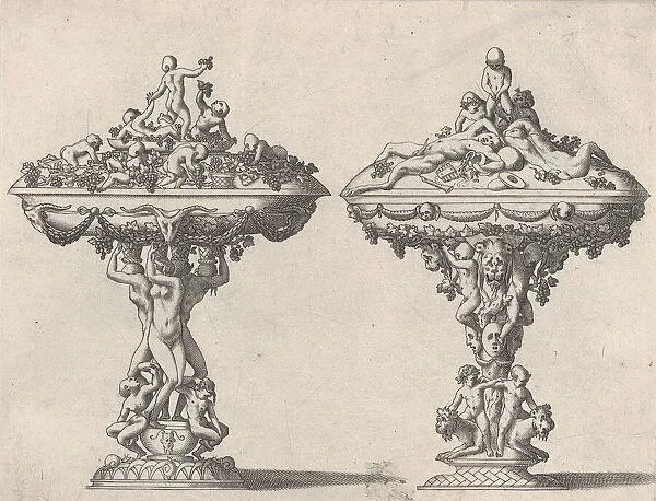 Two Cups, 16th-17th century. Creator: Rene Boyvin