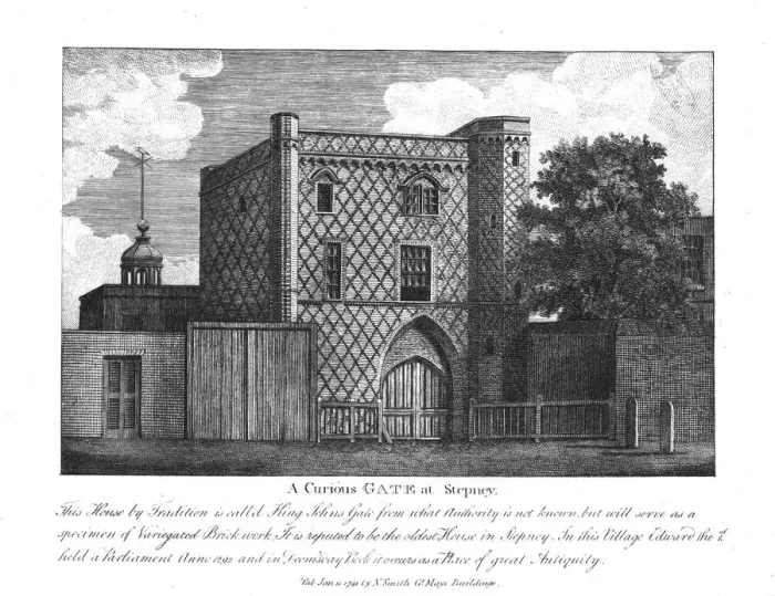 Framed Print : A Curious Gate at Stepney, 1791 Framed Print : A Curious Gate at Stepney, 1791