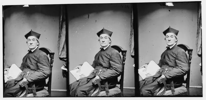 Framed Print : Curley, Father (Georgetown College), ca. 1860-1865. Creator: Unknown Framed Print : Curley, Father (Georgetown College), ca. 1860-1865. Creator: Unknown